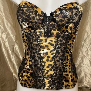 Honey Birdette Bridgette Leopard Bustier